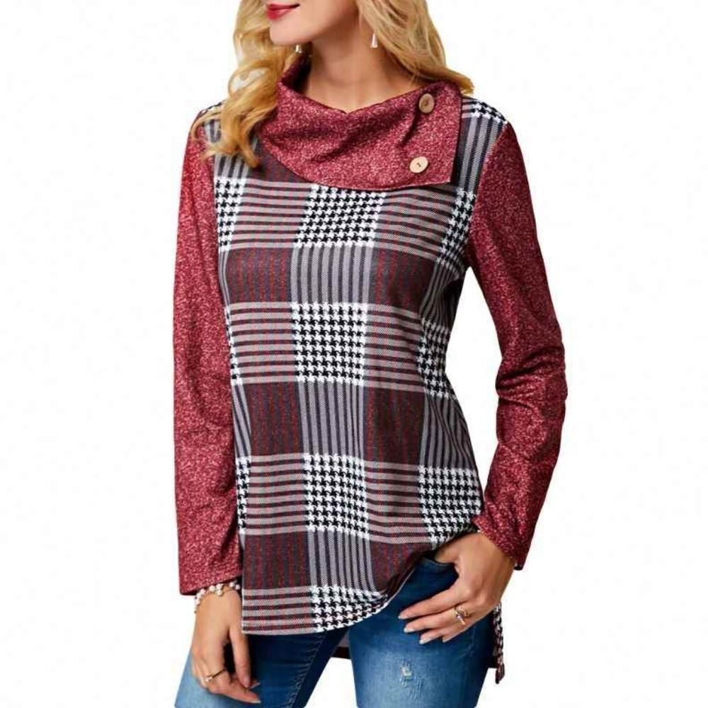 Boutique Women's Checker Tunic Top